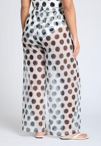 ELOQUII Women's Plus Size Wide Leg Cover-Up Pant3