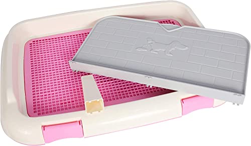 Koreyosh Pet Training Pad Holder Large Size Dog Training Toilet Indoor Potty Tray For Large Dog, Pet Puppy Pee Pad Holder, 26.5”X18”X1.6” #TOP1