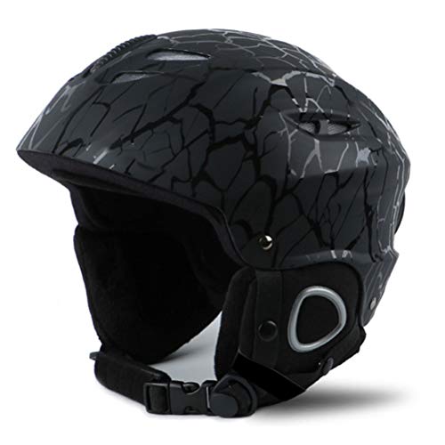 Gmuret Casco da sci per adulti Casco da bici regolabile, casco da sci, casco da snowboard, casco per sport invernali, attrezzatura termica, casco da neve