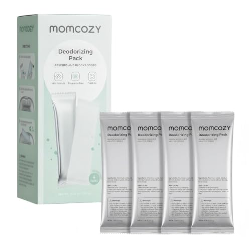 Momcozy Lot de 4 paquets de recharges désodorisantes pour seau à couches