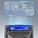 SOKO Coin Counter Machine/Coin Sorter, Professional Change Counter Machine Eletric USD Coin 1¢,5¢,10¢,25¢,Dollar Roller Machine Wrapper Machine with 4 Set Coin Wrapper, 5 Coin Drawer, 5 Coin Tubes