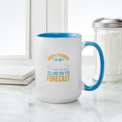 Taza de Cerámica de 15 oz con Diseño Meteorológico miniatura 4