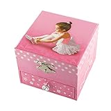 Schmuckschatulle / Schmuckdose / Schmuckbox / Schmuckkästchen mit traditionellen 18-Ton-Spielwerk.