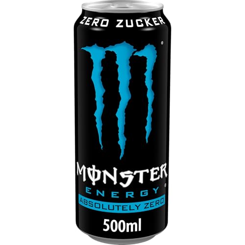 Monster Energy Absolutely Zero pack de 12 boisson énergisante taurine caféine
