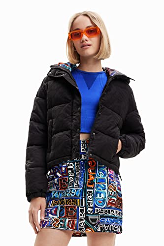 Doudoune Padded Atlanta Desigual Noire pour Femme