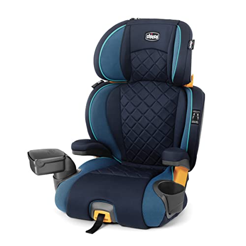 Chicco KidFit Zip Plus 2-in-1 Belt-Positioning Booster Car Seat, Backless