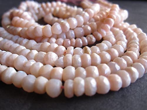 Opale rose facettée véritable de qualité gemme LKBEADS pour joaillerie fine