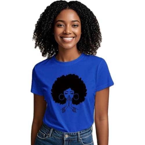 Image of Black History Shirts Black Graphic tees for Men and Women, Magic Fashion Afro American Natural Hair Vintage Melanin T-Shirts
