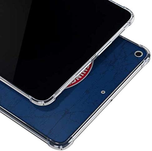 Skinit Clear Tablet Case Compatible with iPad 10.2in (9th Generation, 2019-2021) - Officially Licensed NBA Washington Wizards Blue Distressed Design