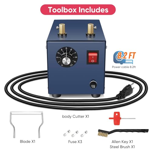 ROMECH 160W Adjustable Electric Rope Cutter, Hot Knife Thermal Blade, Bench Mount Cutting Tool Kit for Braid Fabric Webbing Belting Ribbon (160W, RM-025) by ROMECH - Image 5