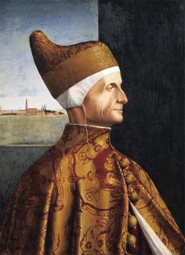 Tableau Portrait du Doge Leonardo Loredan par Vittore Carpaccio Image Sur Toile pour Salon Élégant