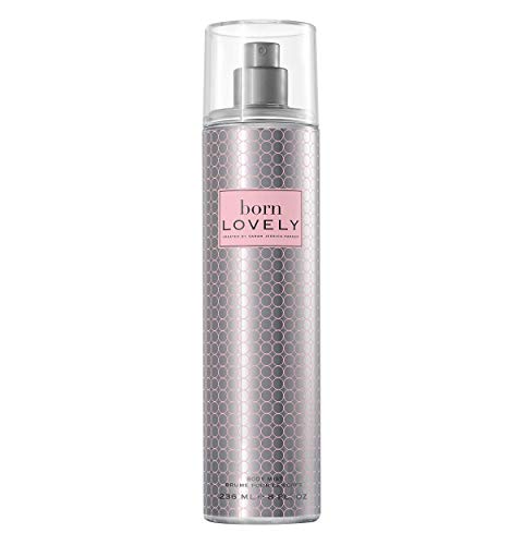 SJP Born Lovely by SJP Body Mist - A Floral, Feminine, Elegant Body Spray Fragrance for Women - Mandarin, Peony, and Freesia Infused Perfume Blend - Vibrant, Long Lasting Scent - 8 oz