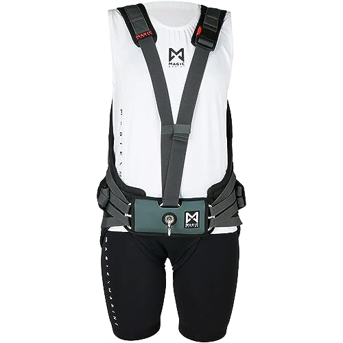 Magic Marine Unisex Auerlian Harness - Black - Breathable