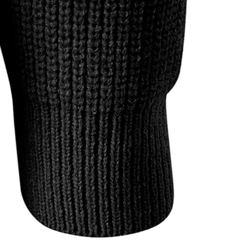 Cambkatl Men's Color Block Sweaters Mock Neck Knitted Pullovers Long Sleeve 2025 Fall Winter Jumper Tops4