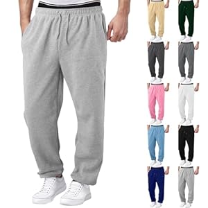 DRALOFAO Pantalon Jogging Homme, Baggy Survetement