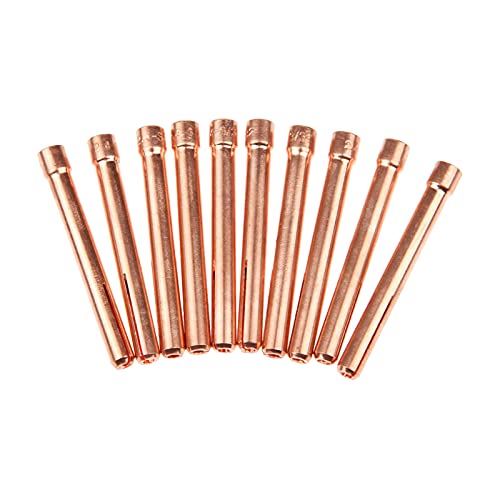 Image of 10PCS 3 /32 inch(2.4mm) TIG Collet Tips & Bodies Kit | Replacement for WP17-26 TIG Torch Series