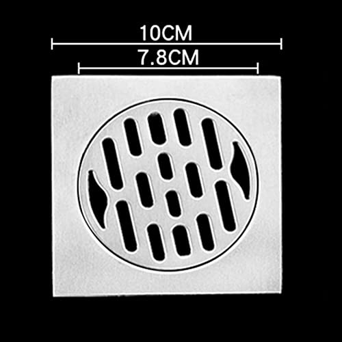 Drainage direct en acier inoxydable 10cm pour balcon et sol extérieur