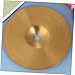 Milisten Brass Cymbal Hi-hat Crash Ride for Percussion Instruments Beginners and Professionals with Traditional Finish Strong Resistance to Deformation（1Pc）