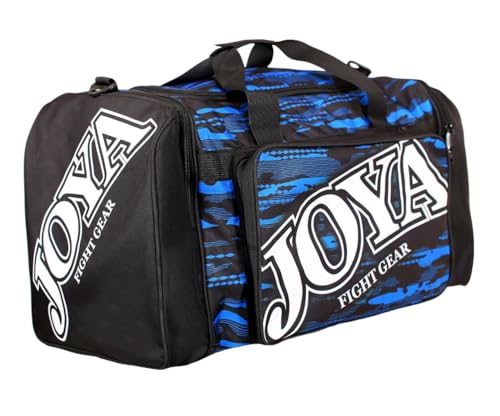 JOYA Bolsa de deporte – Azul – Camo V2 – Bolsa de gimnasio para hombre y mujer – Bolsa de entrenamiento – Kickbox Duffel Bag – Bolsa de gimnasio – Bolsa de fitness – Fabricada en nailon de alta