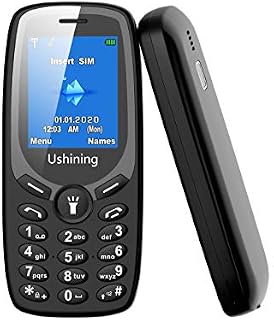 Ushining 3G Basic Cell Phone Dual SIM Card Big Icon Unlocked Feature Phone