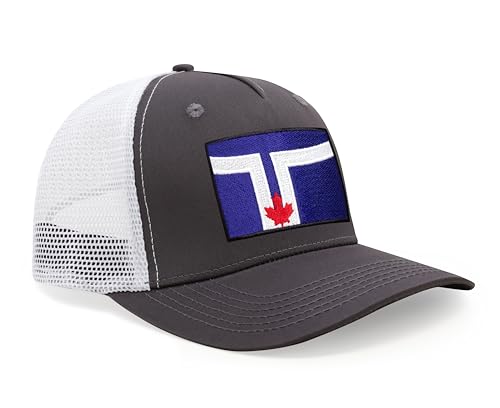 Image of International Tie City Hat for Men and Women, Adjustable Snapback Trucker Baseball Cap with Embroidered Patch