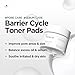 P.CALM Barrier Cycle Toner Pad – 60 Pads with Centella Asiatica & Papaya Extract for Soothing, Moisturizing & Exfoliating, Korean Vegan Facial Toners Pads for Sensitive Skin (160ml / 5.41 fl.oz)