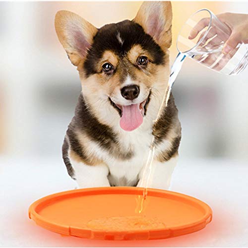 LYYHUILIN 2 Pcs Pet Flying Disc Toy Flying Disc Dog Pet Flying Saucer for Outdoor Interactive Fun Dog Training Chew Toy (S-15cm) - Image 7
