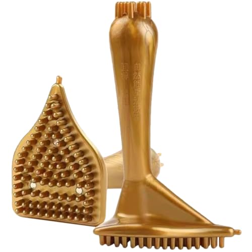NIYANGLE Masajeador Manual Corporal 2 Piezas Cepillo Magnético, Herramienta para Masaje de Acupresión en Cuello, Espalda y Extremidades, Uso Doméstico