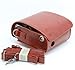 CAIUL Camera Carrying Case Compatible with Fujifilm Instax Mini 90 Neo Classic Instant Film Camera, Brown