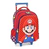 Mochila de Carrinho Super Mario Luxcel - Azul e Vermelho