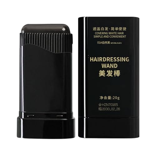 Peigne de teinture pour cheveux blancs – Couverture temporaire grise, couverture instantanée des gris, de coloration instantanée avec application facile, correcteur de cheveux naturels pour h