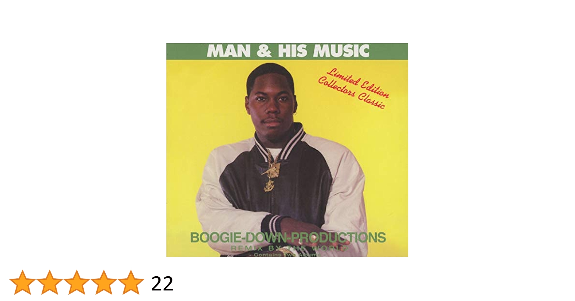 ヒップホップ+ラップ Boogie Down Productions-Man &amp; His Music Boogie Down Productions – Man & His Music – CD (Album