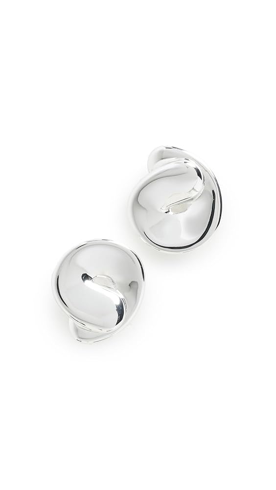 Amazon.com: Jenny Bird Women's Rio Button Earrings, Silver