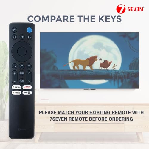 Image of 7SEVEN Compatible with Mi Redmi Fire Tv Remote for L32R8-FVIN L43R8-FVIN Model Suitable for F Series 32 43 50 55 Inch Television Non Voice Command Remote Control