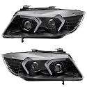 Voll LED Scheinwerfer Set Schwarz für BMW 3er E90 Limousine & E91 Touring 2005–2008