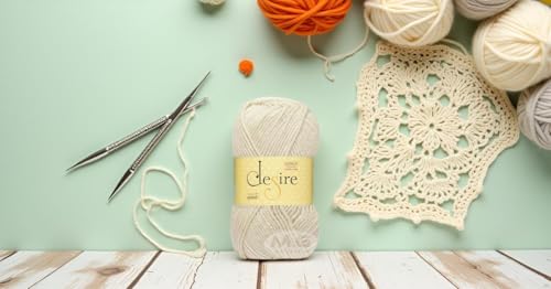 M.G ENTERPRISE Store M.G ENTERPRISE Knitting Yarn Wool Desire Light - Image 4