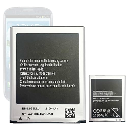 Aousavo EB-L1G6LLUC - Batteria di ricambio compatibile con Galaxy S3