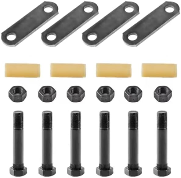 RV MURTS Trailer Axle Shackle Kit for 3,500 to 7,000 lbs Boat Trailer Axle Double Eye Lef Spring Tandem Suspension Hanger and Shackle Kit, Dexter Type Spindle Accessories.