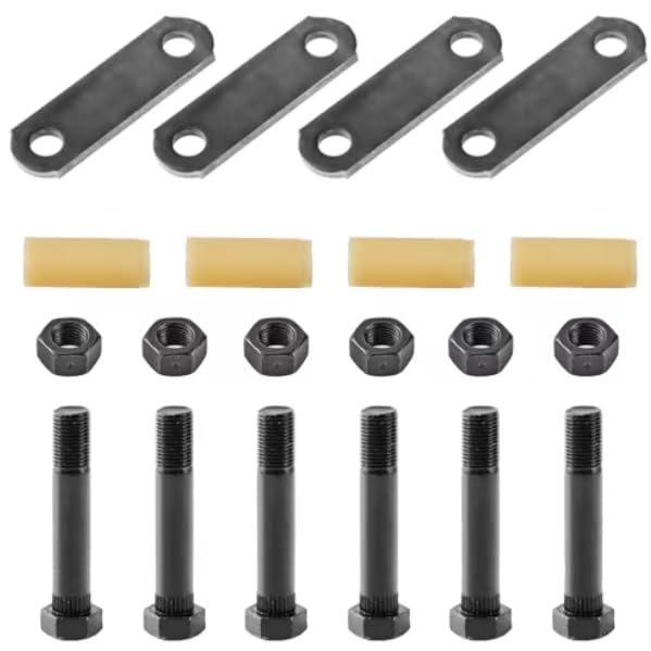 RV MURTS Trailer Axle Shackle Kit for 3,500 to 7,000 lbs Boat Trailer Axle Double Eye Lef Spring Tandem Suspension Hanger and Shackle Kit, Dexter Type Spindle Accessories.