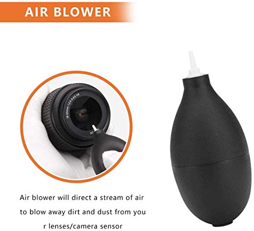 Svbony Kit de Limpieza para Cámaras Kit de Limpieza de Lentes Profesional con Paño de Pluma Kit de Limpieza de Soplador de Aire para Cámara de Lentes - imagen 5