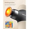 RENPHO Mini Thermal Massage Gun with Heat, Fathers Day Dad Gifts, Portable Deep Tissue Percussion Massager with 4 Heads for Neck & Back Comfort, Ultra-Quiet for Home, Office & Travel, Carry Case