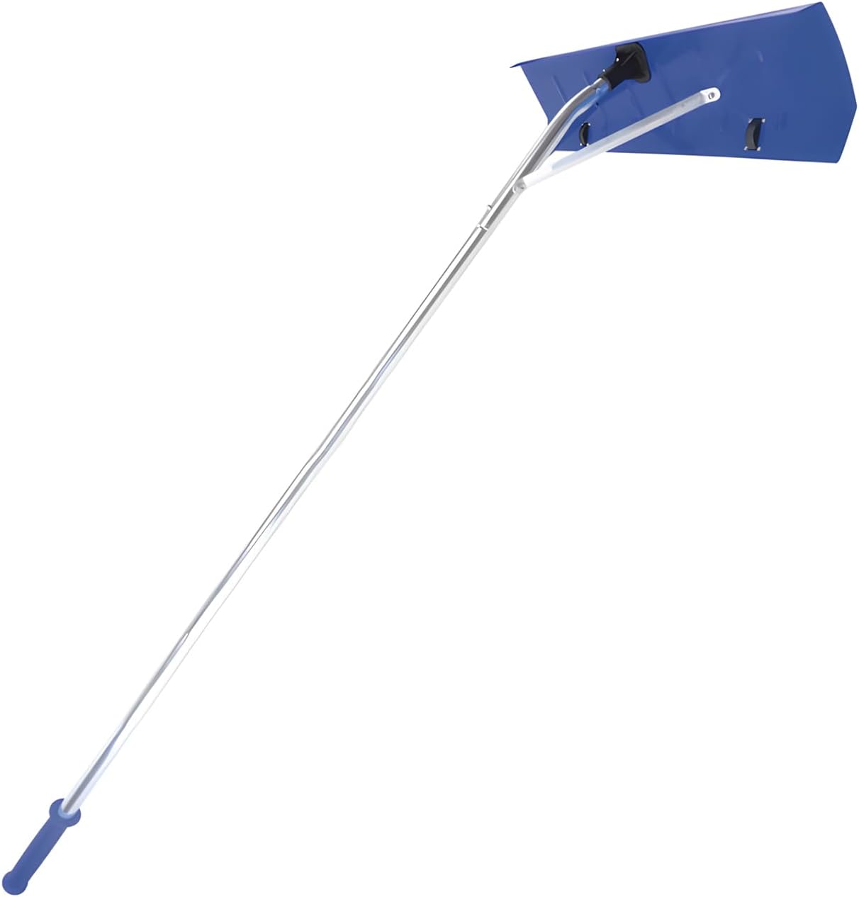 Adjustable Roof Snow Shovel with Detachable Head and 20.5 Foot Extending Rod for Safe Removal from Below Safe Removal