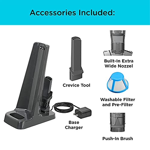Image of BLACK+DECKER 12V MAX Handheld Vacuum Cordless, dustbuster AdvancedClean with Base Charger (HLVC315B10)