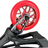 Fantic26 Spy7 hulajnoga wyczynowa koło I Trick I kopanie I dzieci I hulajnoga I koło I 110 mm I ABEC 11 I szybkie I ciche I Freestyle (czerwona/PU czerwona)