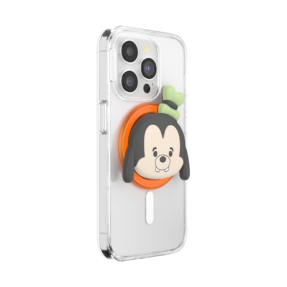 PopSockets Phone Grip for MagSafe Magnetic Holder, Phone Stand, Disney - Kawaii Goofy - Image 2