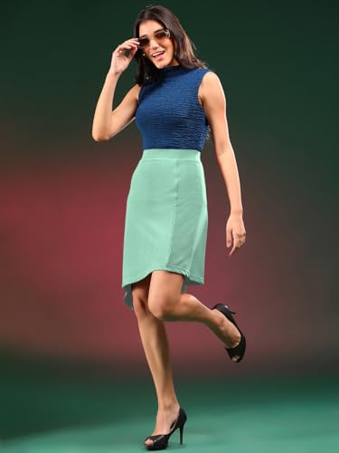 Image of KOTTY Women's Solid and Printed Skirts - A-Line || Pencil || Midi || Maxi || Knee-Length || Flared || Asymmetric Styles for Chic and Comfortable Fashion