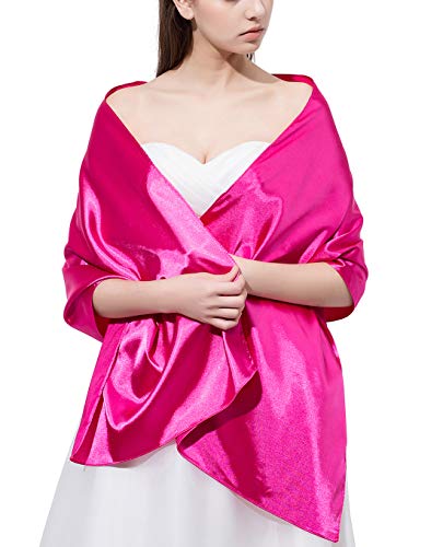 Satin Scarf Long Lightweight Shawls for Women(DDNPJ1)2