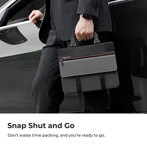 PITAKA Laptop Bag for Magic Keyboard iPad Pro 11 and iPad Air 10.9 with Magnetic Handle&Lightweight Side Pocket - Image 2