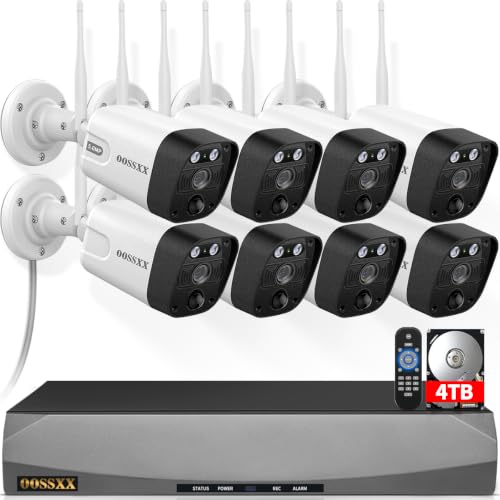 Outdoor Wireless Security Camera System with 2-Way Audio