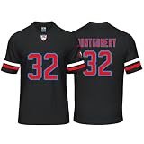 David Montgomery Jersey Women/Youth Football Stitched T-Shirt for Sports Fan Navy No Brand/Logos